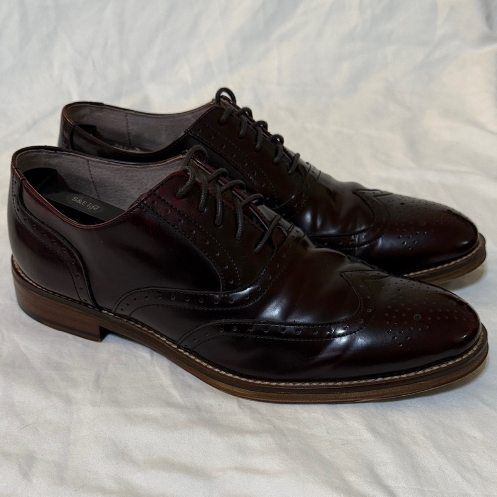 Johnston & Murphy Dark Brown Oxford Shoes Men’s Size 8